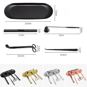 Ensemble de coupe-mèche et d'éteignoir pour bougie avec logo personnalisé, kit d'entretien des bougies, accessoires 4 en 1 - Product Image 2