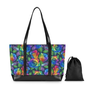 Wholesale Custom Print Ladies Travel Shoulder 15.4inch Messenger Laptop Hand <b>Bag</b> for Travel - Product Image 1