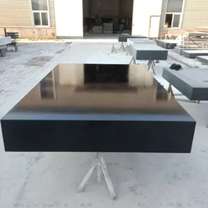 Piastra di superficie di precisione con supporto per tavolo di ispezione in granito