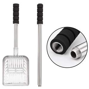 <span class=keywords><strong>Pelle</strong></span> à litière réglable à long manche | <span class=keywords><strong>Pelle</strong></span> en métal antirouille profonde <span class=keywords><strong>pour</strong></span> un nettoyage efficace - Product Image 4