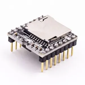 Módulo de tarjeta TF de disco MP3, MP3-TF-16P, salida de fábrica, puerto Serial para arduinos