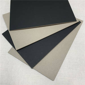 Laminated Black Paper Grey Back 2.5mm Hard Grey Board with One Side Black Color - Product Image 2