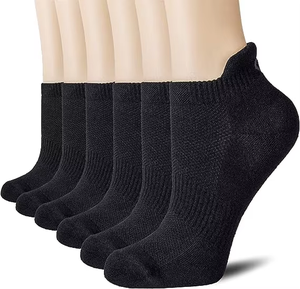 HAK <span class=keywords><strong>Chaussettes</strong></span> de sport unisexes absorbant la sueur athlétique coupe basse jetable polyester chaleur anti-dérapant logo bas quotidien pour hommes femmes - Product Image 5