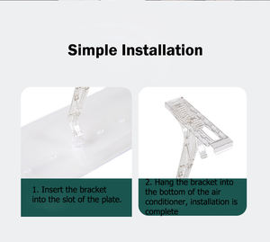 56 ~ 102 ס "מ שקופים למזגן windshield השמשה קל להתקנה דפלציה מתכווננת - Product Image 4