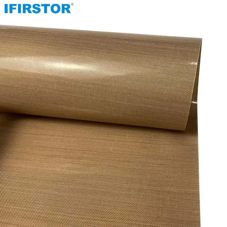 Hot sale New Product 0.75mm High Temperature Resistant Non Stick PTFE Coated Fiberglass Fabric