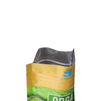 Sac zip-lock en papier kraft personnalisé pochette alimentaire sur pied emballage pour le thé liquide Pizza lait Sushi gelée autres aliments