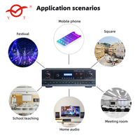 Amplificateur de puissance audio domestique YATAO 550w en métal, amplificateur de basse OEM/ODM