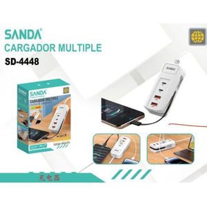 SUNING 8435481344480 Multiple Charger with USB Ports Fast Charging 30W LED Indicator Desktop for Mobile Devices - Product Image 1