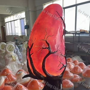 Esculturas de Fibra de Vidrio con Luces de Frutas Exóticas para Parques Temáticos, Centros Comerciales, Resorts y Proyectos de Exhibición en Jardines de Fantasía - Product Image 4