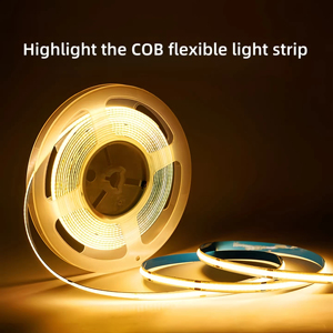 Tira de Luz LED COB de Alta Calidad, 12/24V, 8mm, Marco de Soporte de Cobre para Retroiluminación de TV, Blanco Cálido para Paisajes, 12V 24V - Product Image 5