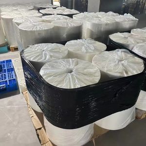 Rollo de película manual LLDPE al por mayor, envoltura elástica, rollo de película de palet PE 23mic, 50cm, 30cm de ancho, 300m de longitud, logotipo de embalaje soluble en agua - Product Image 4