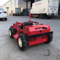 Vente en gros de tondeuse à gazon tout-terrain à essence avec télécommande pour tondeuse à broussailles avec composant moteur central