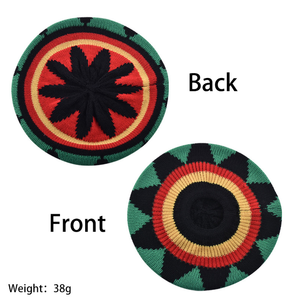 Vente en Gros de Bonnet <span class=keywords><strong>Rasta</strong></span> Jamaïcain Reggae Crochet avec Dreadlock Long Bonnet Noir avec Perruque de Cheveux - Product Image 5