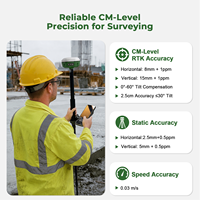 Récepteur GNSS RTK SMA24RTK 1408 canaux avec IMU pour levés topographiques et de construction, étanchéité IP67, base et mobile