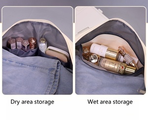 Custom Logo Large Capacity Travel Duffel <b>Bag</b> Dry <b>Wet</b> Separate Sports Gym Maternity Storage <b>Bag</b> Expandable Travel <b>Bag</b> - Product Image 3