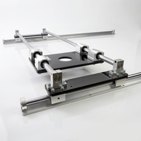 Kit combiné de guides linéaires DYCD haute précision en acier au carbone et aluminium - Table de routeur CNC à 3 axes, assemblage facile et fluide