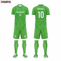 Vêtements de football à séchage rapide en tissu tressé polyester, t-shirts personnalisés, pantalons de survêtement pour hommes, femmes et enfants, pour la compétition sportive et l'entraînement