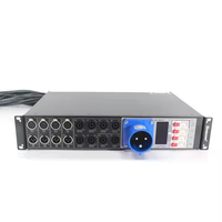 Tableau de distribution d'alimentation triphasé sur rack ST Custom 380V 200A 12 prises pour son et lumière Gestion sécurisée des équipements