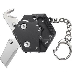 9 in 1 EDC Outdoor <b>Multi</b> Function Foldable Survival <b>Tools</b> Coin Botton Opener - Product Image 4