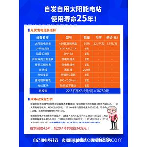 Système d'énergie solaire 20 kW pour maison, kit complet connecté au réseau avec support de conception - Product Image 4