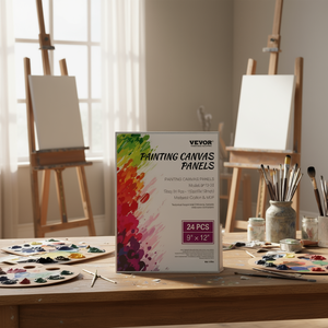 Panneaux de toile pour peinture Vevor, 9x12 pouces, 24 pièces, fournitures artistiques en coton pour la peinture - Product Image 2