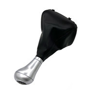 Pour Mercedes Benz W204 style de voiture bâton manuel pommeau de levier de vitesse en cuir avec botte pour C180 C200 C220 C250 C300 C350 2008 2014
