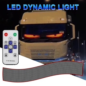 PEL <span class=keywords><strong>LED</strong></span> 매트릭스 픽셀 패널 DIY RGB 사용자 정의 애니메이션 프로그래밍 가능한 자동차 트럭 광고 로고 라이트 앱 제어 악마 눈 램프 - Product Image 3