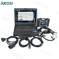 SÜPER MB PRO M6 DoIP M6 Benz Otomobil Kamyon Oto Teşhis Cihazı DTS Monaco&Vediamo DAS XENTRY WIS EPC+CF53 Dizüstü Bilgisayar