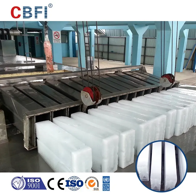 Capacity From 1 Tons To 200 Tons Per Day Ice Block Machine For Commercial And Industrial