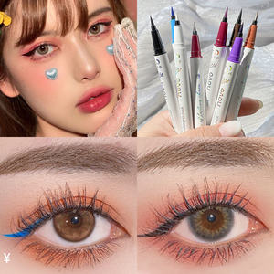 NOVO 블랙 다크 브라운 아이라이너 펜슬 방수 색상 레드 블루 화이트 퍼플 커피 리퀴드 라이너 아이라이너 아이 메이크업 OEM 화장품 - Product Image 3