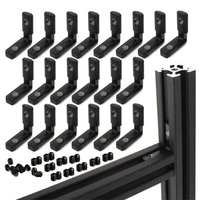 2020 2028 3030 3060 4040 4080 6060 20/30/40/45/60 connecteur de profil en aluminium CNC routeur support d'angle en aluminium 2040 3060 6060