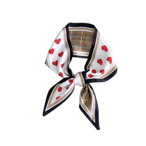 Nuova Sciarpa in Poliestere Stile Coreano con Nastri a Cuore Appuntiti, Lunga e Stretta, Multifunzionale, Versatile e Decorativa per Donne - Product Image 5