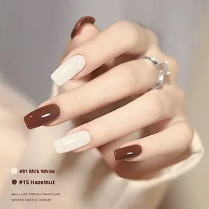 Maillard 2025 Série Couleurs <span class=keywords><strong>Automne</strong></span>/Hiver Vernis à <span class=keywords><strong>Ongles</strong></span> Gel Français Caramel Cacao Chocolat pour Salon, Photothérapie et Usage Domestique (Doigts) - Product Image 3