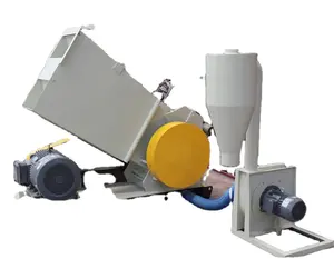 small crusher SWP400 for waste plastic PVC pipe profile crushing recycling into flakes Zhangjiagang manufacturer