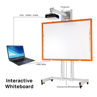Tableau blanc interactif Riotouch 82 ~ 96 "Vente en gros Projecteur multi-touch Cartes intelligentes numériques Logiciel gratuit IWB bon marché