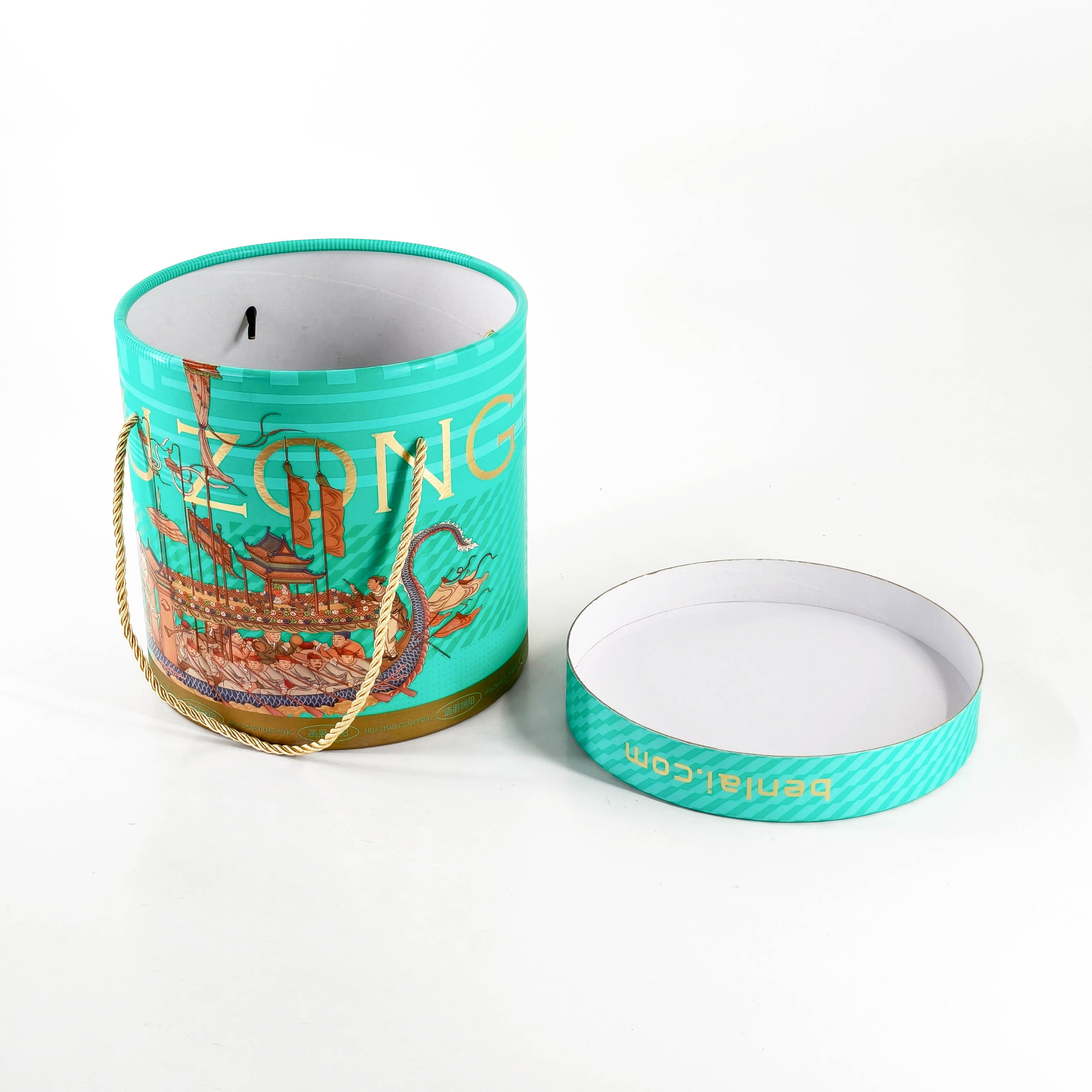 Fashionable Designing Custom Printed Packaging Luxury Custom Paper Tube Packaging Round Gift Packaging Box