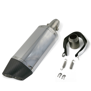 Pour <span class=keywords><strong>harley</strong></span> <span class=keywords><strong>Davidson</strong></span> acier inoxydable 51mm 60mm moto sans lacet Double tuyau d'échappement arrière système d'échappement <span class=keywords><strong>silencieux</strong></span> - Product Image 4
