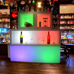 Cubo de hielo para discotecas, cubo de hielo para DJ, con luz brillante, soporte para botella de cerveza, para eventos al aire libre, cubo de hielo led para champán - Product Image 3