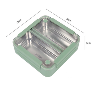 Yalıtım çantası ile MAIMAI gıda sınıfı paslanmaz çelik öğle yemeği kutusu yetişkin öğrenci Bento yemek kabı - Product Image 5
