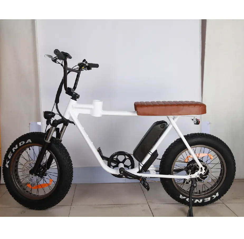 경쟁적인 48V 500W Bafang 모터 전기 자전거 전기 자전거 산악 자전거 뚱뚱한 타이어 자전거 20*4 인치 바퀴