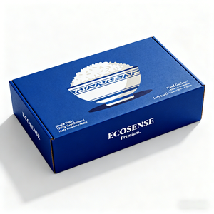 Boîtes d'emballage personnalisées en couleur recyclables pour plats, bols, assiettes, boîtes d'expédition pour la cuisine - Product Image 2