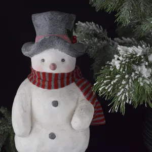 Christmas decoration products resin ornaments resin craft Snowman