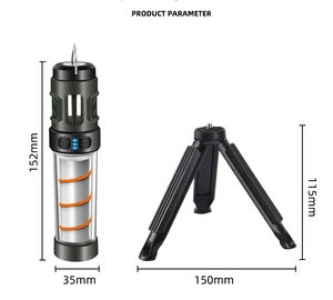 Linterna de Camping Multifuncional con Repelente de Mosquitos, Linterna LED Recargable y Luz Ambiental - Product Image 2