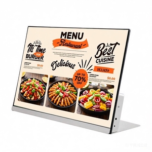 ป้ายเมนูดิจิทั<span class=keywords><strong>ล</strong></span>จากผู้ผลิตจีน ป้ายอัจฉริยะสำหรับร้านอาหาร McDonald's ขนาด 23.8 นิ้ว ระบบสัมผัสแบบ Capacitive ระบบ<span class=keywords><strong>แอ</strong></span>นดรอยด์ - Product Image 1