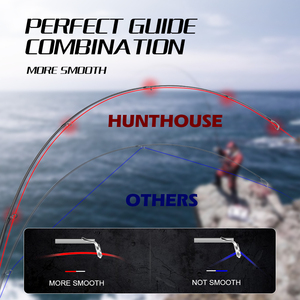 <span class=keywords><strong>Canne</strong></span> à pêche Hunthouse pour bar 2,75 m M MH 2 pièces, <span class=keywords><strong>canne</strong></span> à pêche télescopique en carbone haute résistance avec anneaux Fuji - Product Image 3