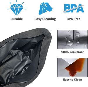 Sac isotherme grand format, sacs de courses réutilisables, sacs isothermes souples étanches, sac fourre-tout isotherme portable - Product Image 4
