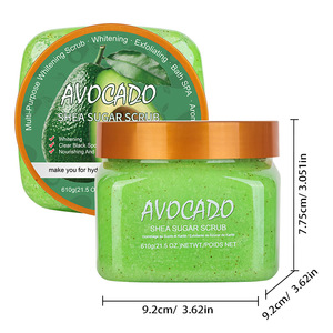 Exfoliante Corporal Natural a Precio de Fábrica al por Mayor, Cuidado de la Piel, Blanqueador, Exfoliante Corporal de Sal de Frutas Orgánicas y Azúcar - Product Image 4