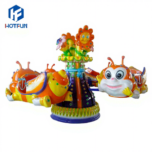 Manège Abeille Volante Rotatif pour Enfants, 8 places, en Acier et Fibre de Verre, pour Parcs d'Attractions et Jeux de Fête Foraine Intérieurs et Extérieurs - Product Image 1