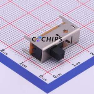 SS25D01L4 Slide Switch Through hole Component (THT) Switch Double Pole Five Throw Rectangle Pin Header PC Pin 19.5mm - Product Image 2