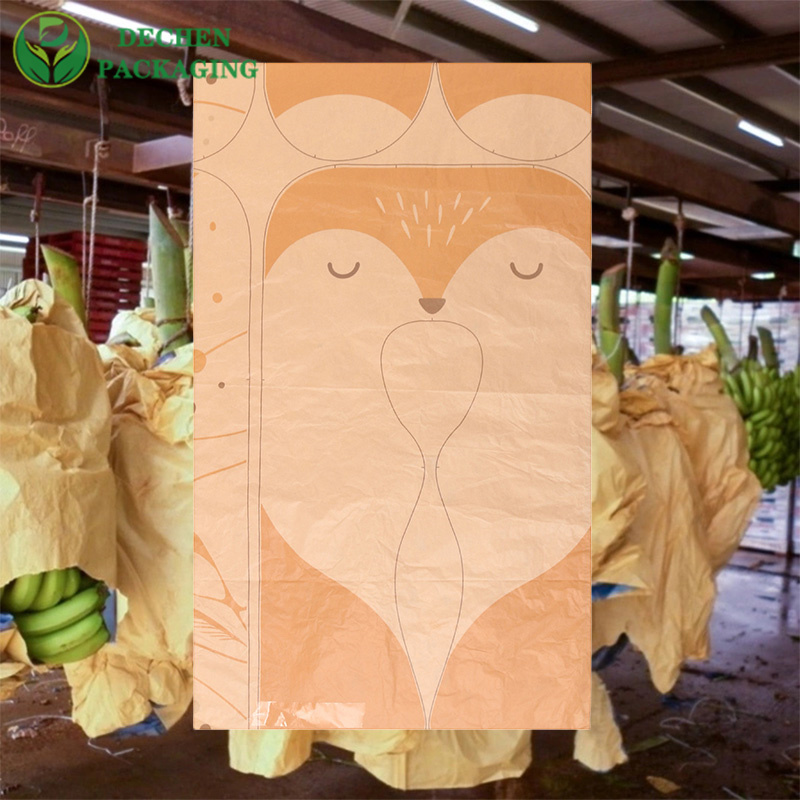 Mango Cover Banana Wrapping Waterproof Coated With Wax Paper Bag